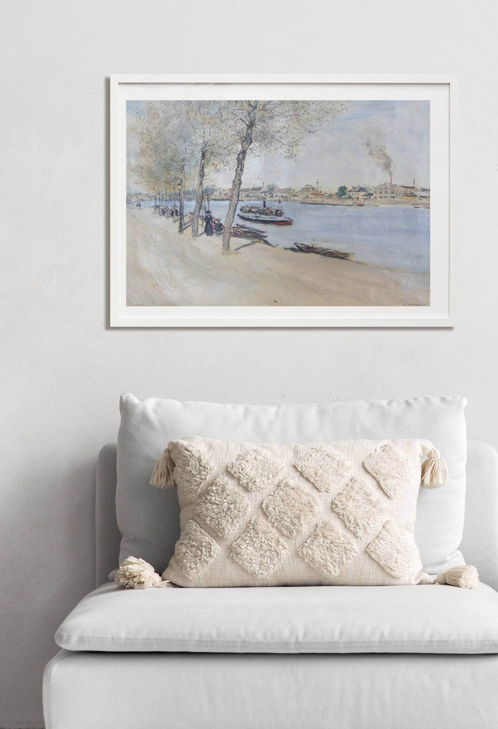 Jean Francois Raffaelli - Au Bord de l'Eau au Printemps - Hakyarts