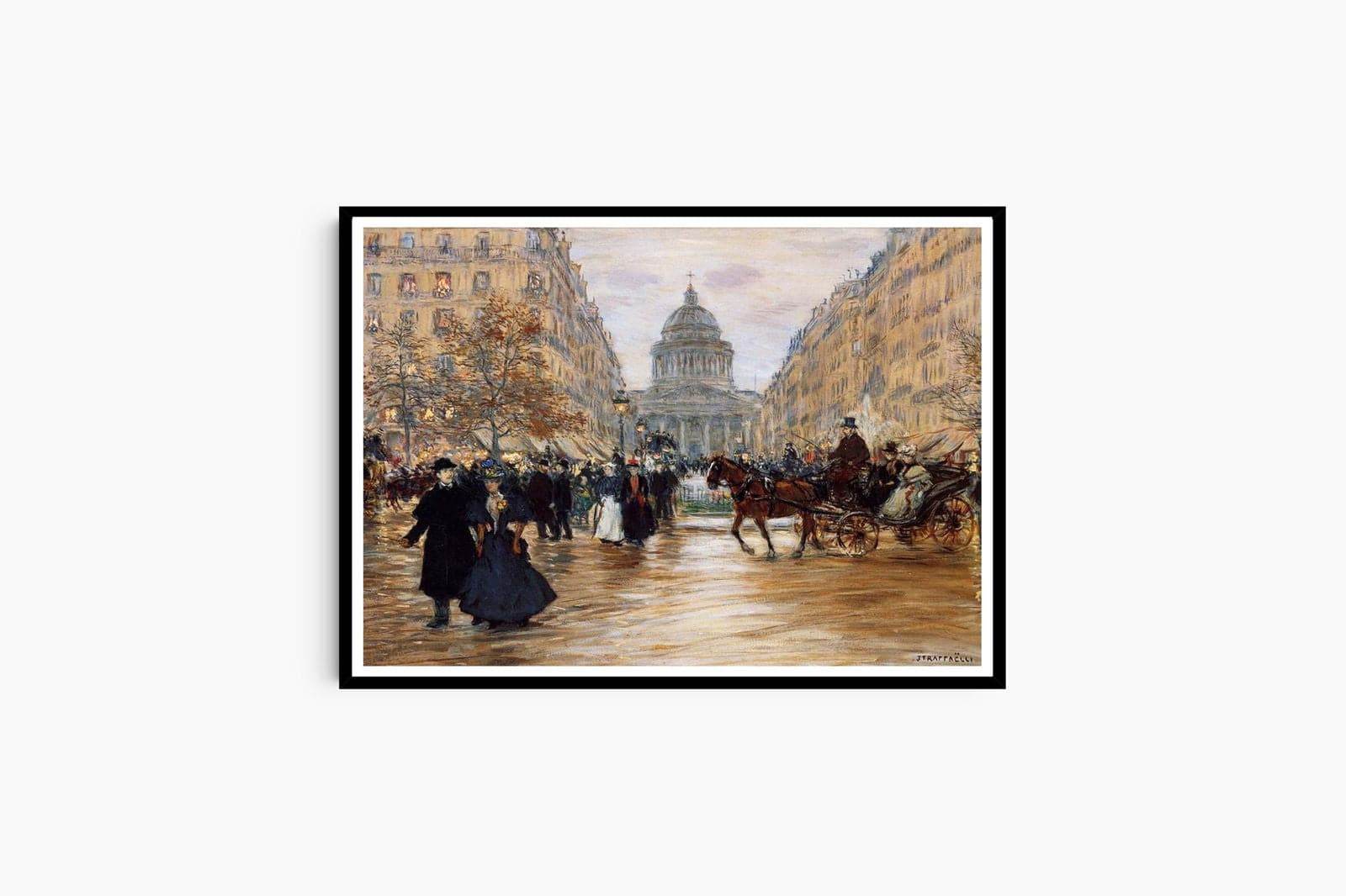 Jean Francois Raffaelli - Boulevard Saint-Michel - Hakyarts