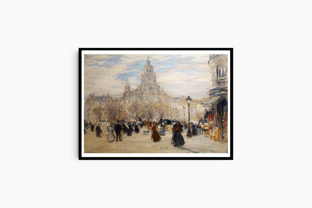 Jean Francois Raffaelli - Place St. Augustin - Hakyarts