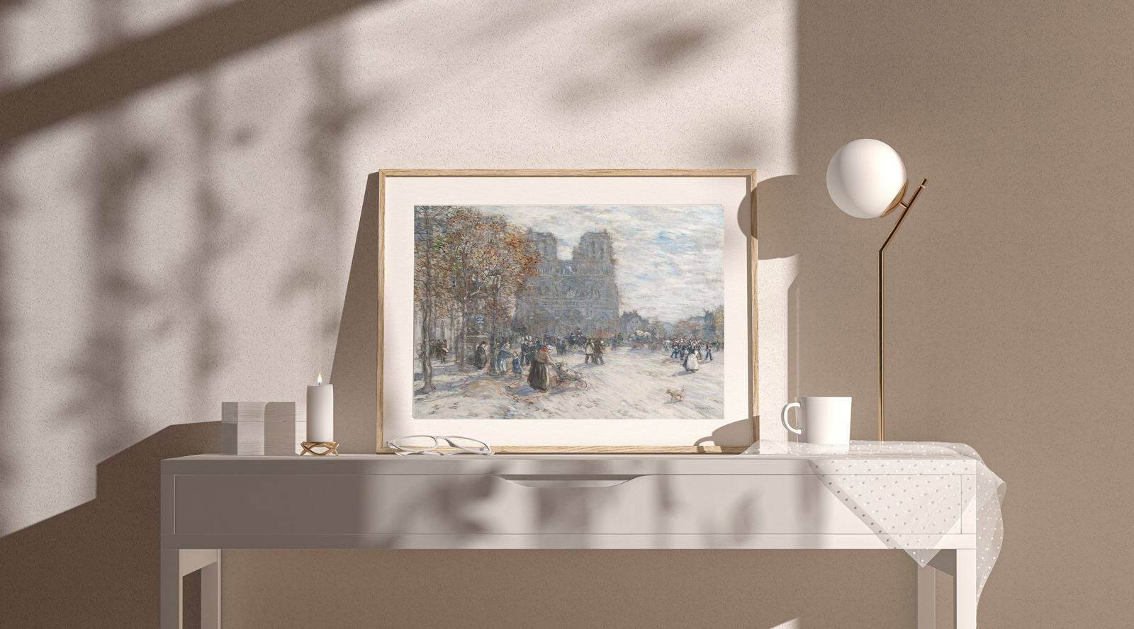 Jean Francois Raffaelli - Place du Parvis - Hakyarts