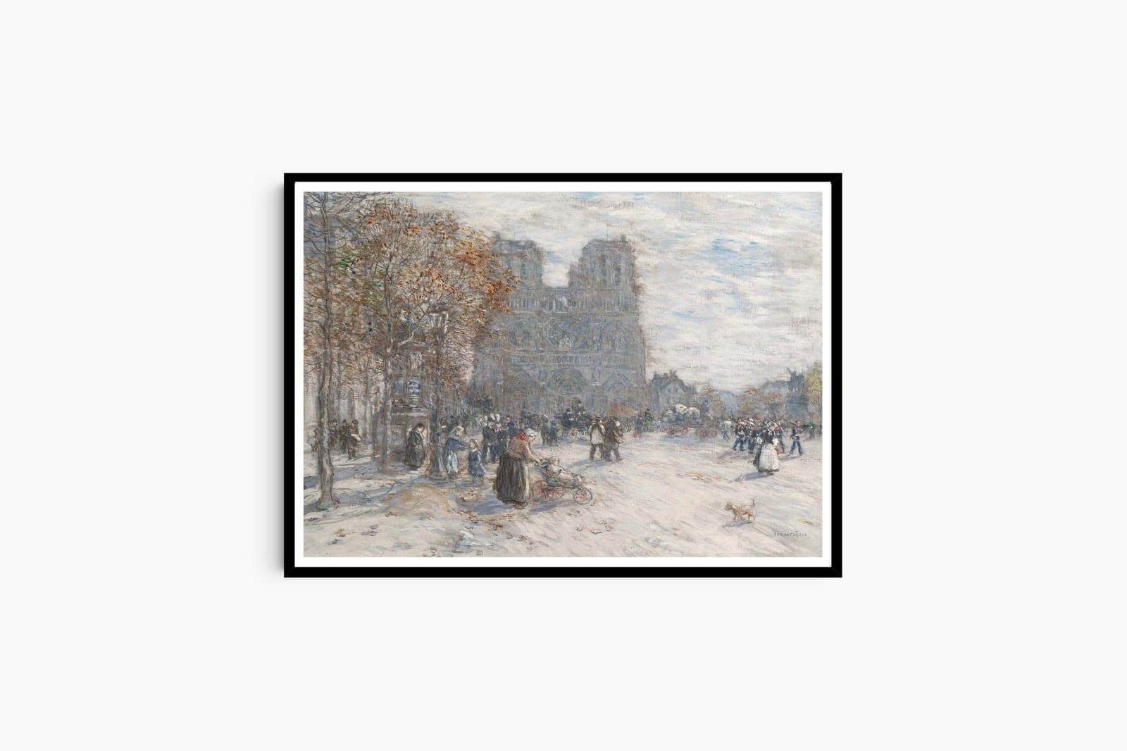 Jean Francois Raffaelli - Place du Parvis - Hakyarts