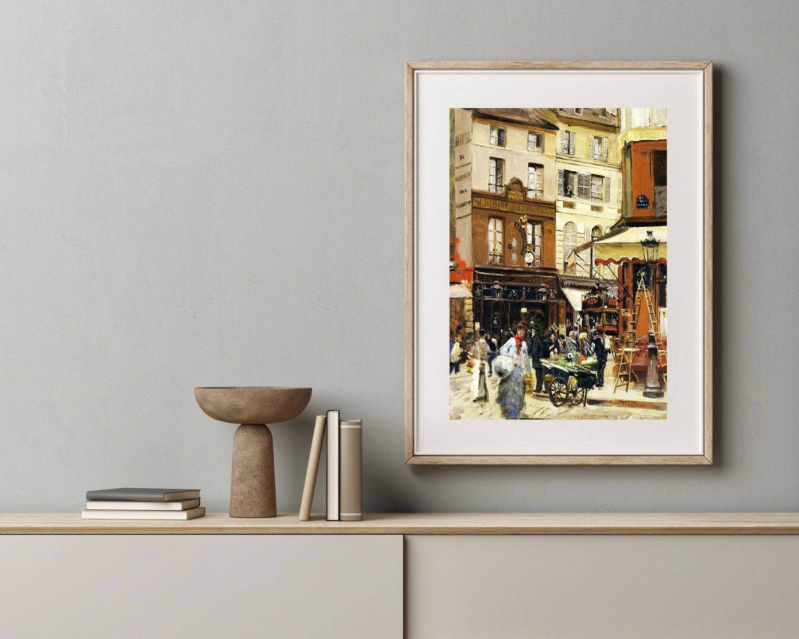 Jean Francois Raffaelli - Rue de Montmartre - Hakyarts