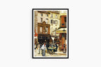 Jean Francois Raffaelli - Rue de Montmartre - Hakyarts