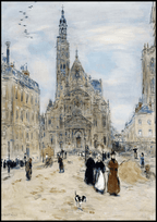 Jean Francois Raffaelli - Saint-Étienne-du-Mont - Hakyarts