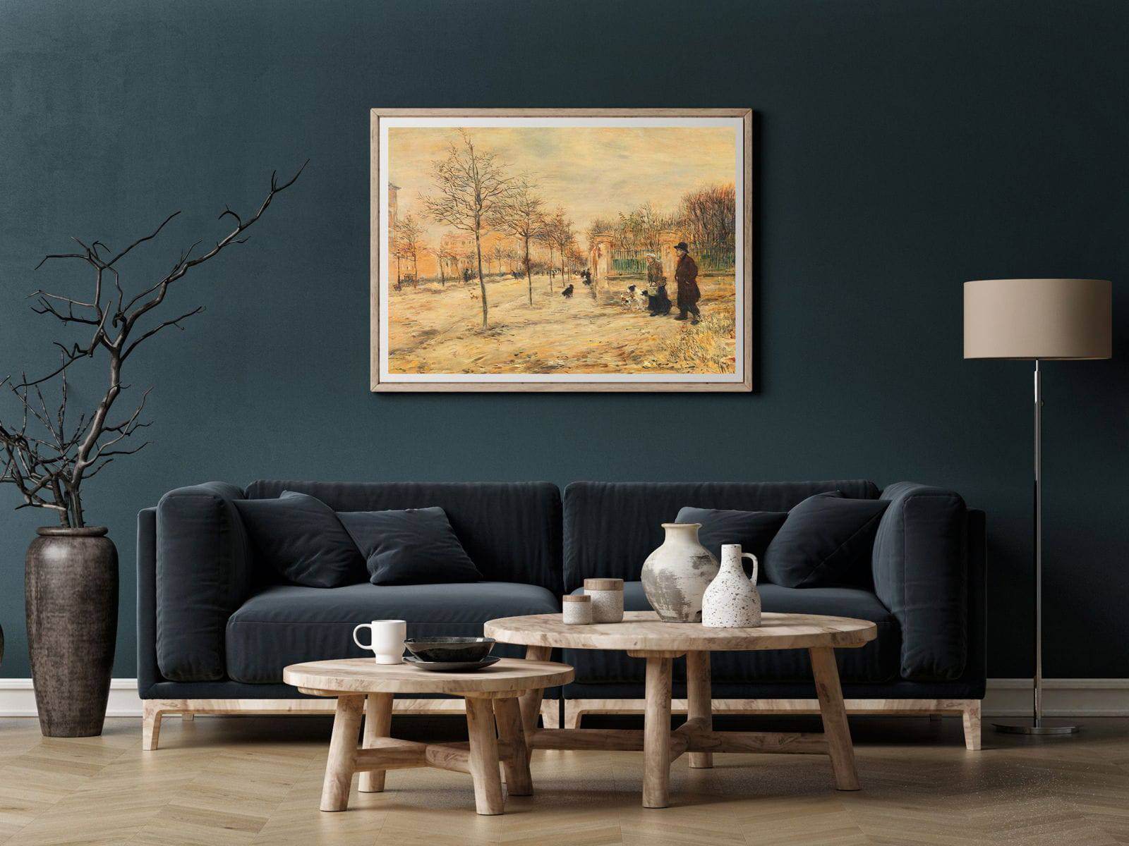 Jean Francois Raffaelli - Street Scene-Winter - Hakyarts