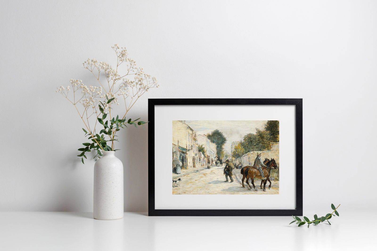 Jean Francois Raffaelli - Street Scene - Hakyarts