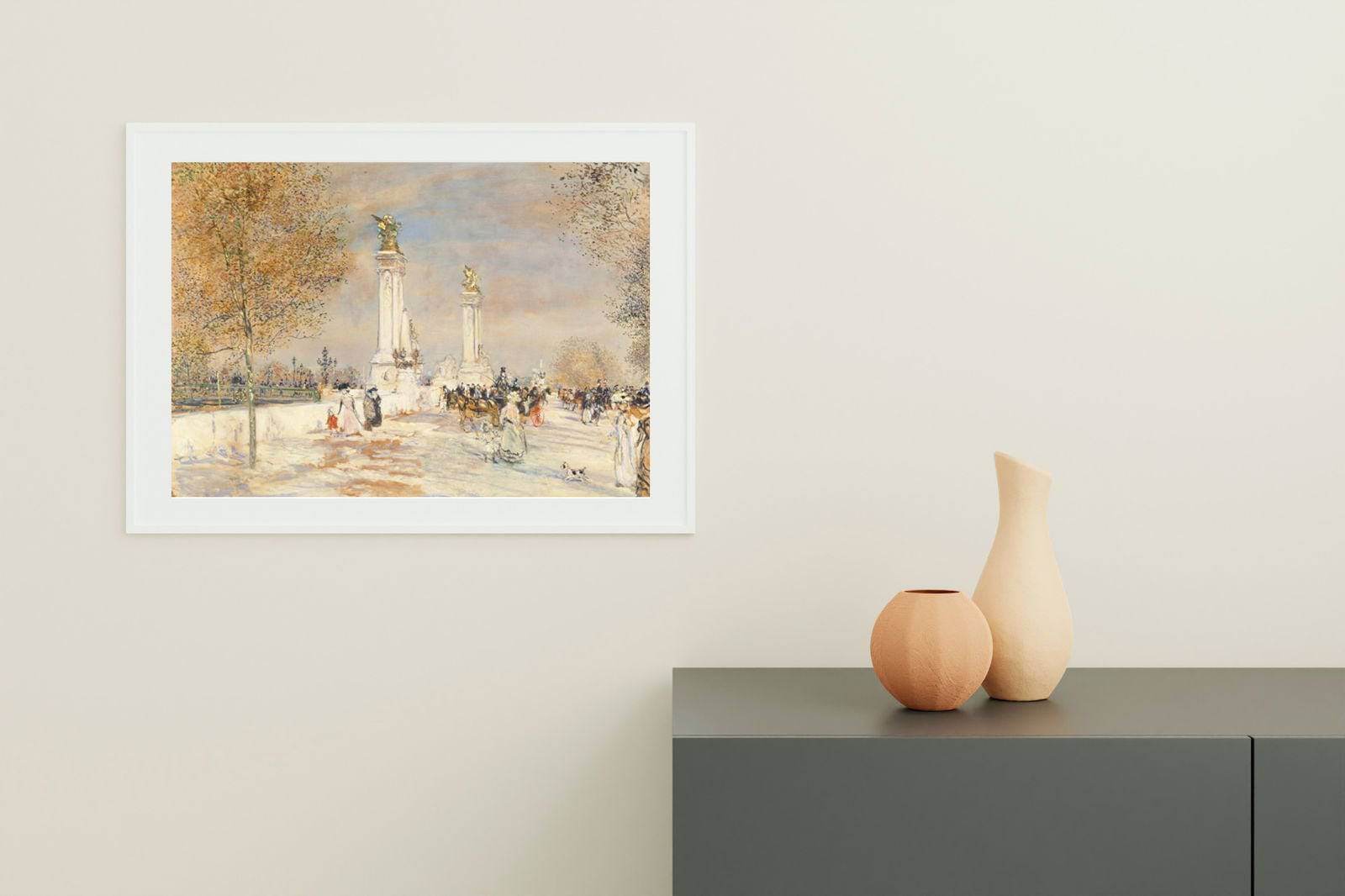 Jean Francois Raffaelli - The Alexander III Bridge - Hakyarts