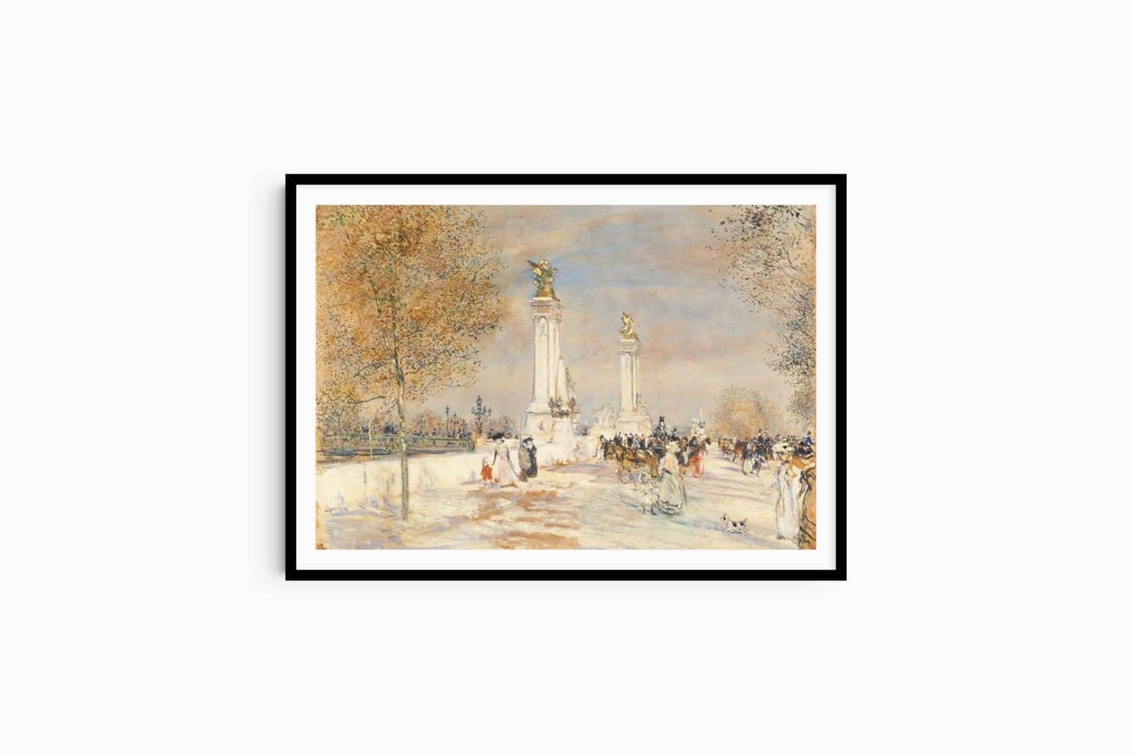 Jean Francois Raffaelli - The Alexander III Bridge - Hakyarts