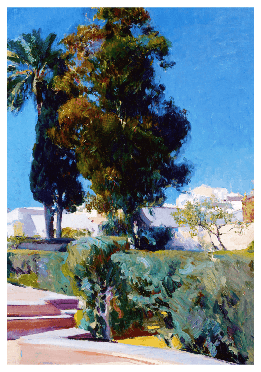 Joaquín Sorolla - Corner of the Garden, Alcazar, Sevilla - Hakyarts