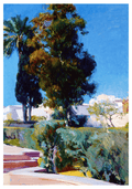 Joaquín Sorolla - Corner of the Garden, Alcazar, Sevilla - Hakyarts