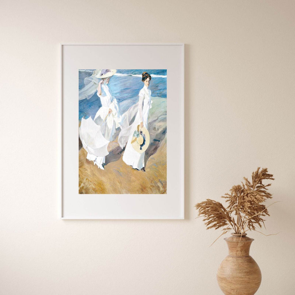 Joaquín Sorolla - Strolling along the Seashore - Hakyarts