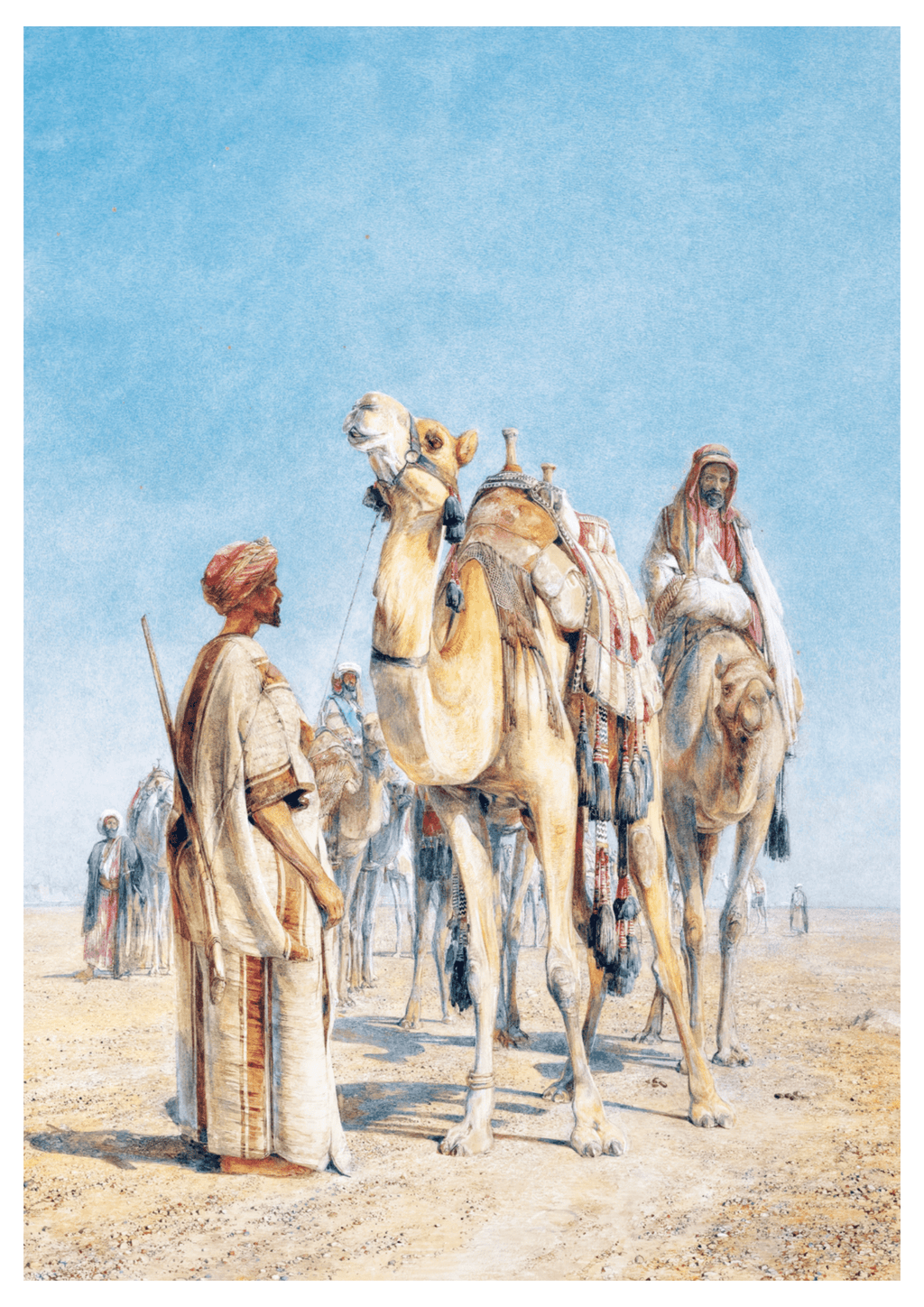 John Frederick Lewis - Halt In The Desert - Hakyarts