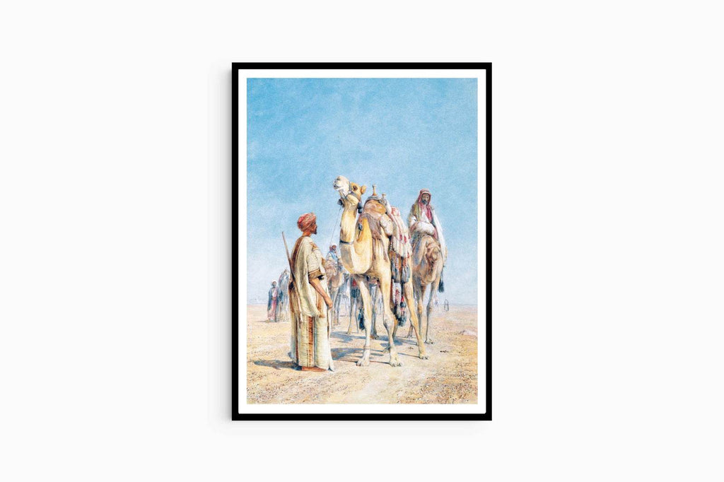 John Frederick Lewis - Halt In The Desert - Hakyarts