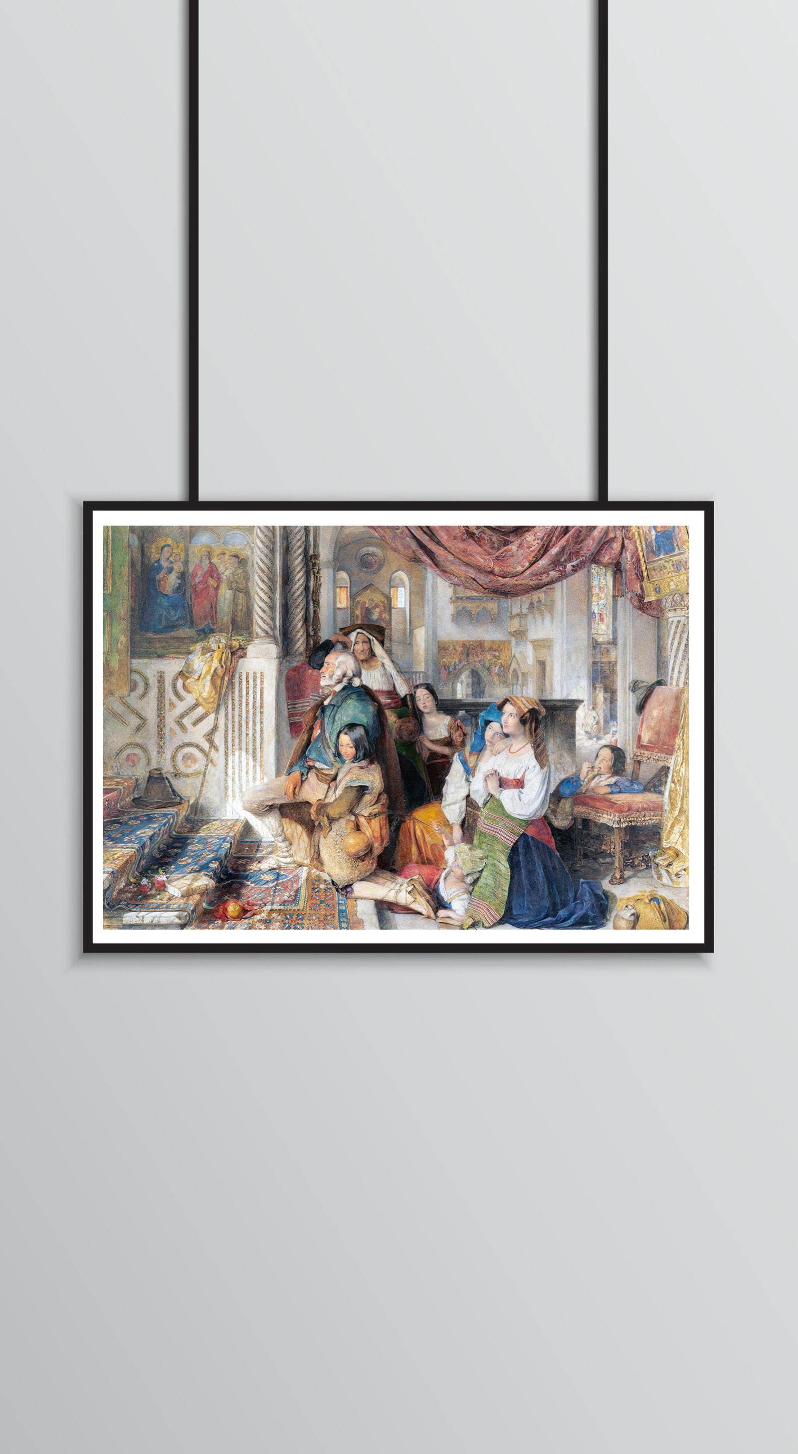 John Frederick Lewis - Roman Pilgrims - Hakyarts