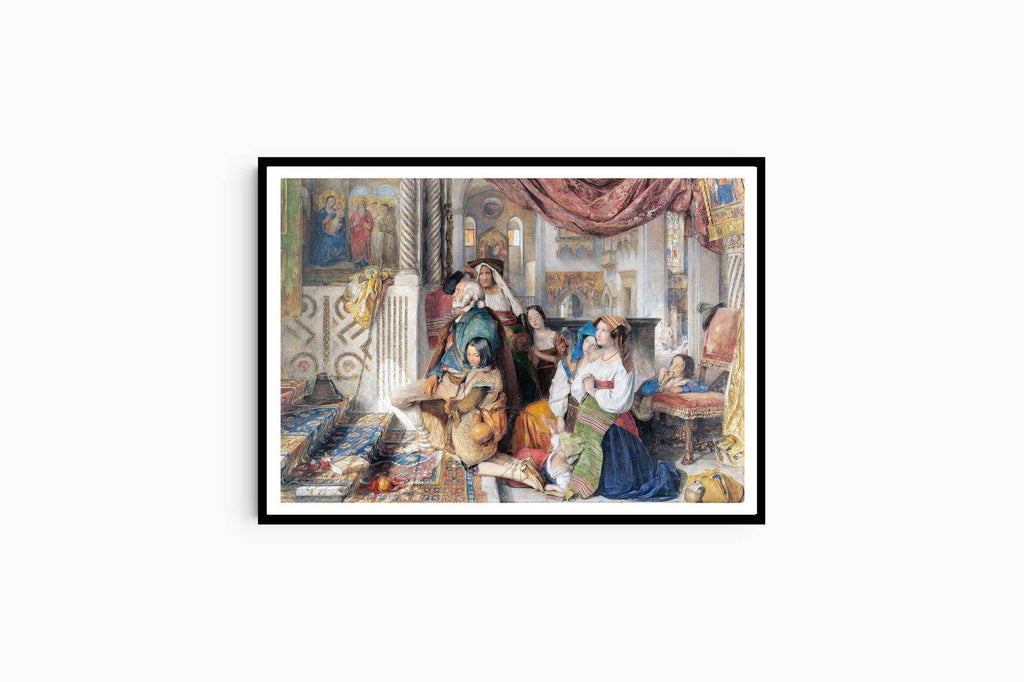 John Frederick Lewis - Roman Pilgrims - Hakyarts