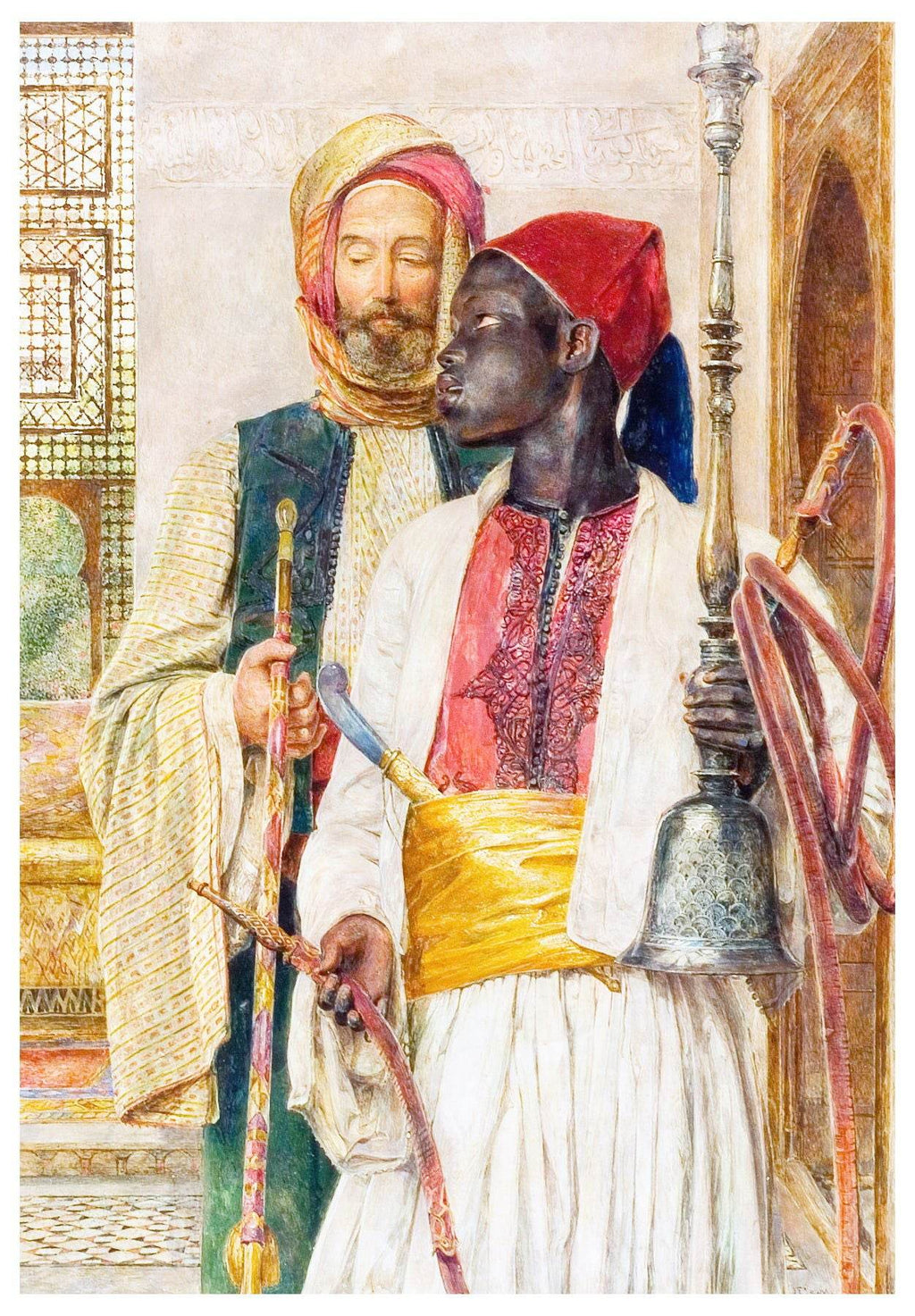 John Frederick Lewis - The Pipe Bearer - Hakyarts