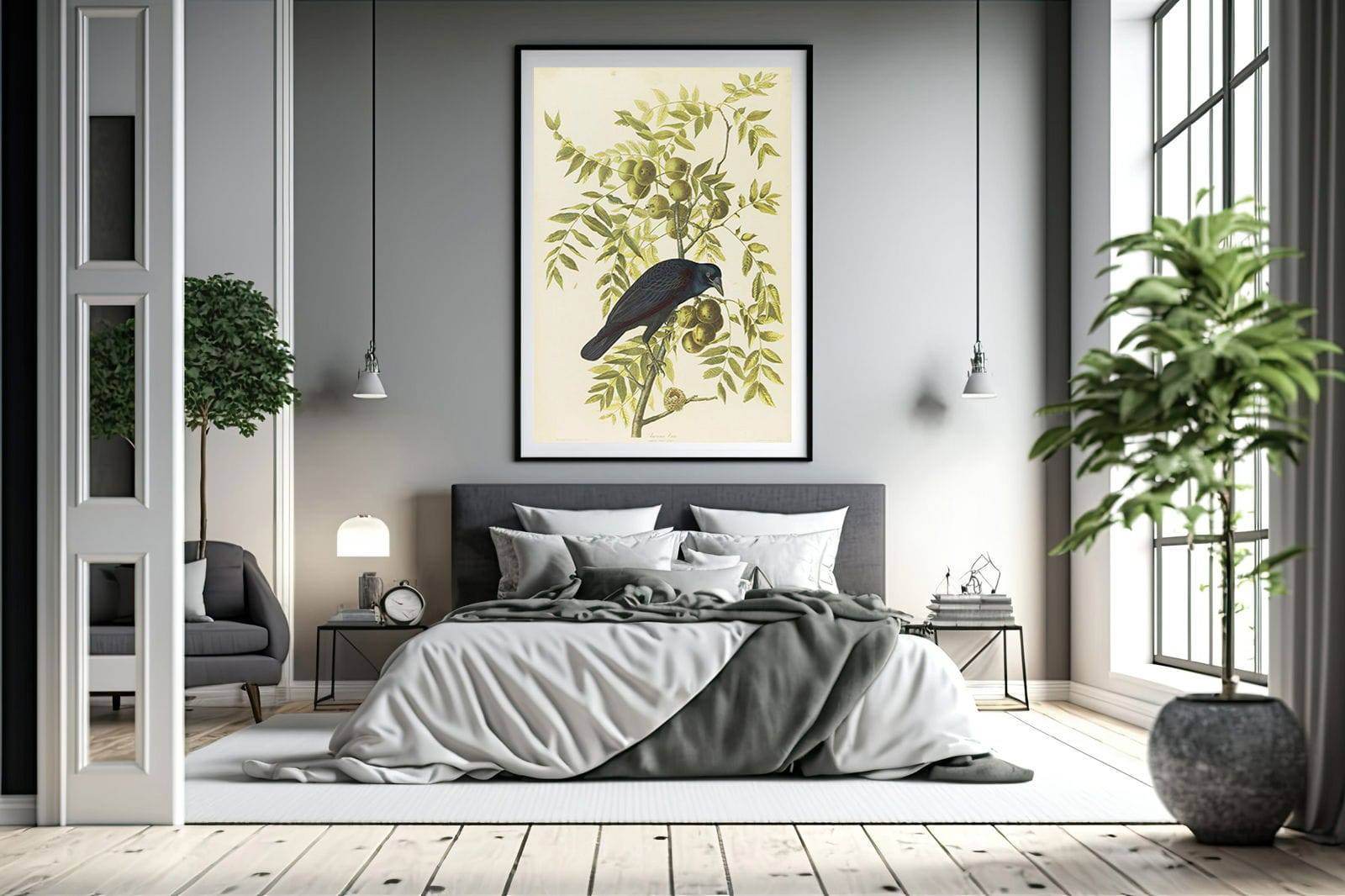 John James Audubon - American Crow - Hakyarts
