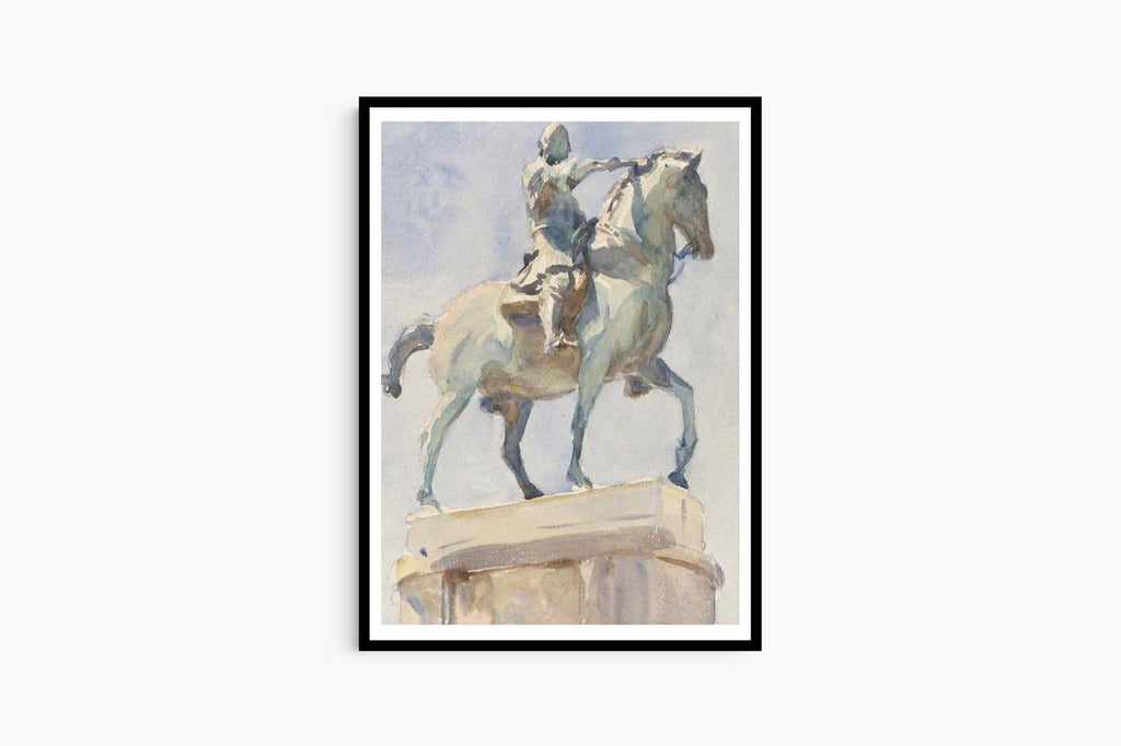 John Singer Sargent - Equestrian Statue of Gattamelata - Hakyarts