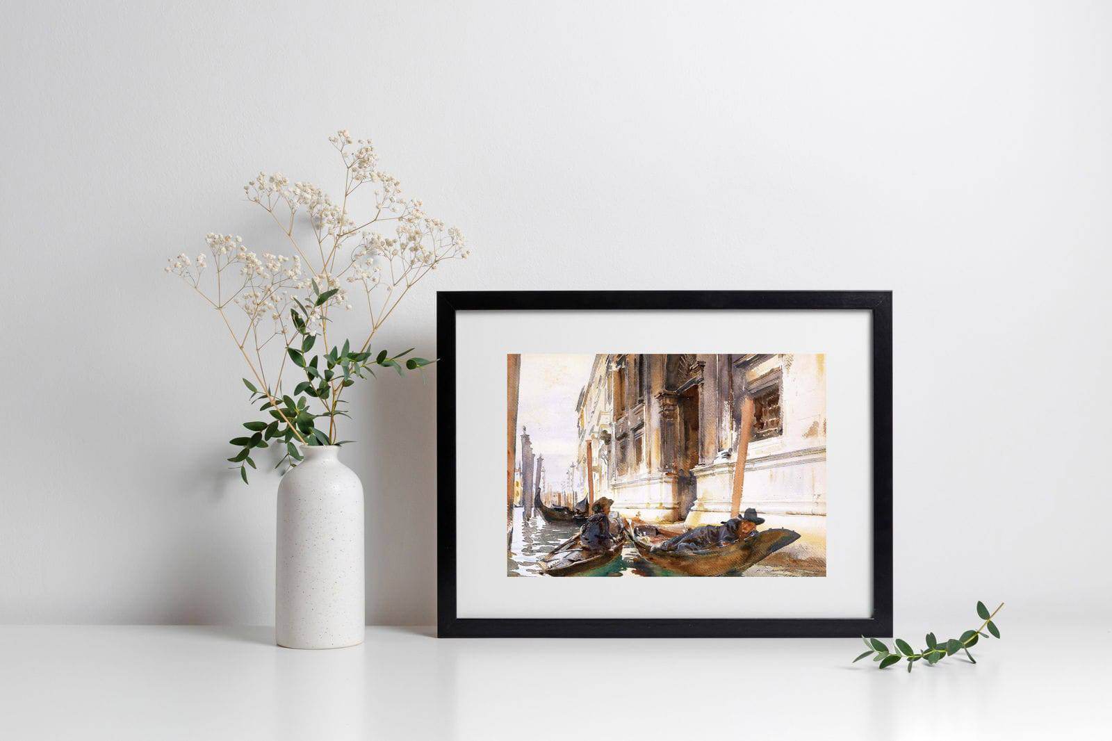 John Singer Sargent - Gondoliers’ Siesta - Hakyarts