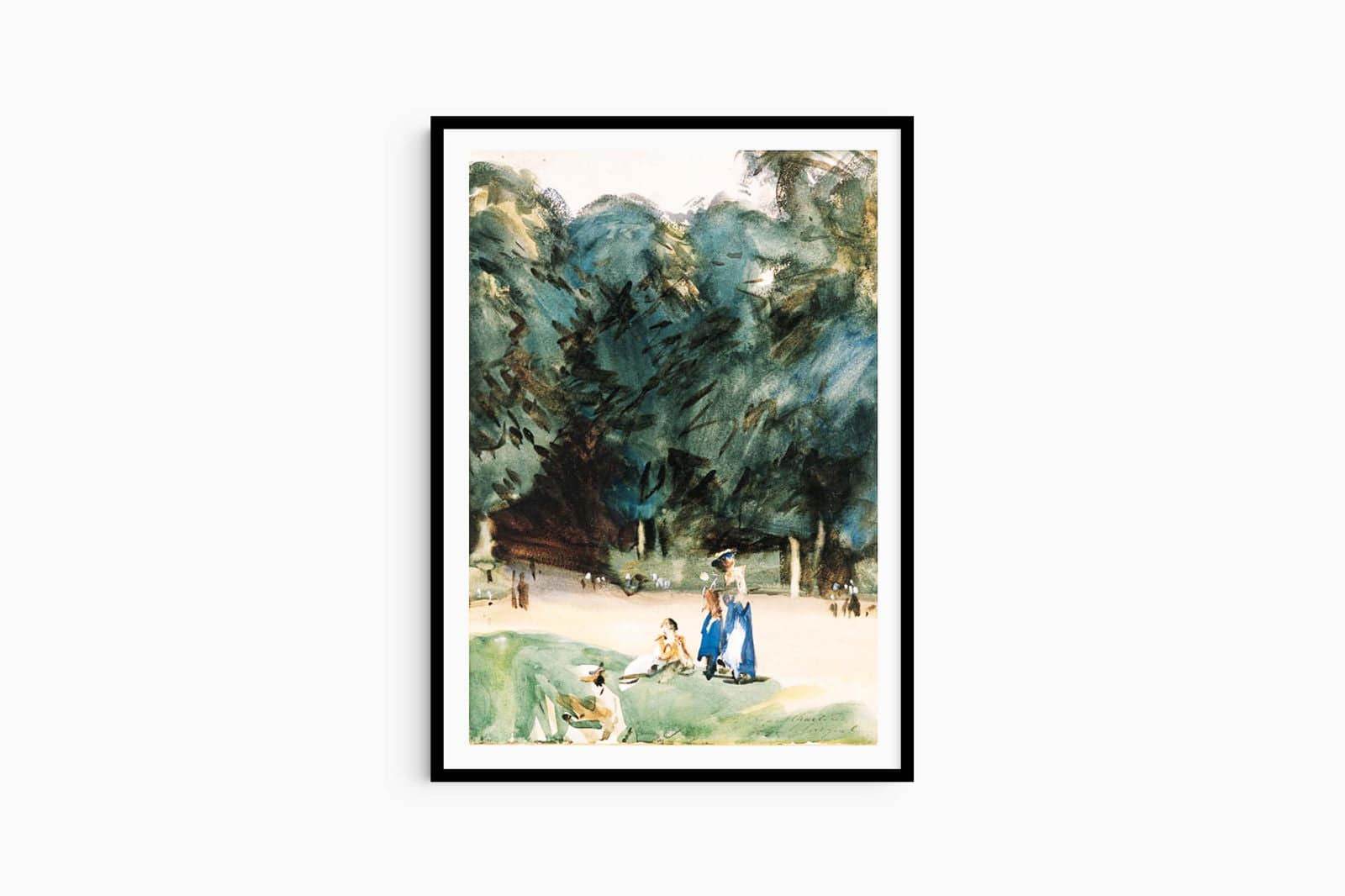 John Singer Sargent - Near Versailles - Hakyarts