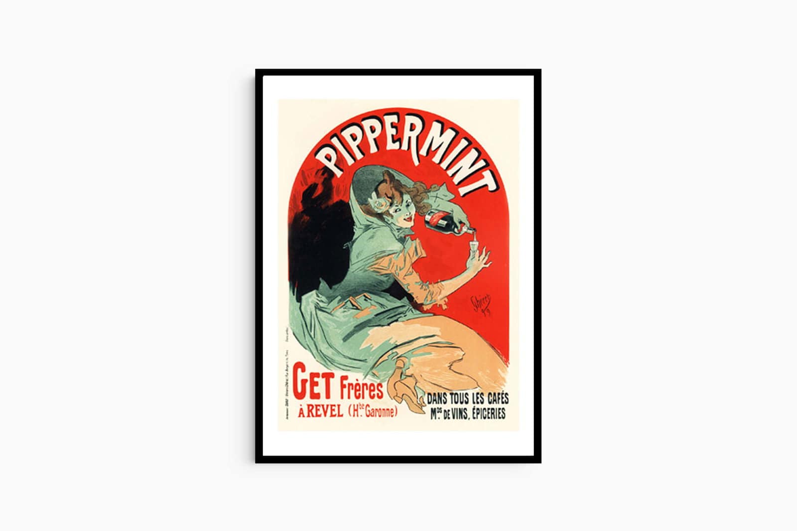 Jules Chéret- Pippermint Poster