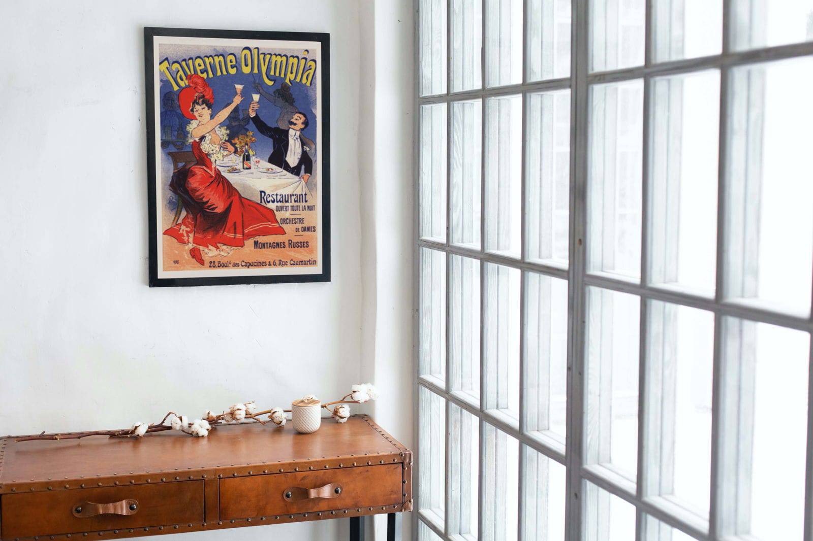 Jules Chéret- Taverne Olympia Poster