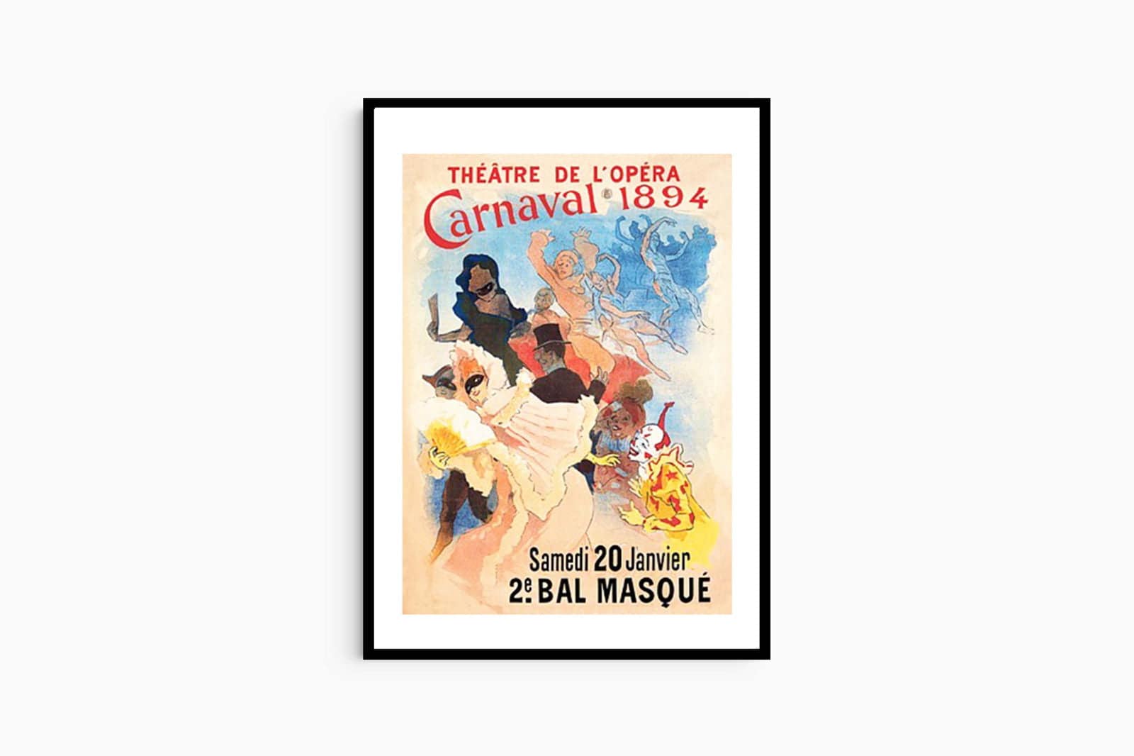 Jules Chéret - Carnivale Poster