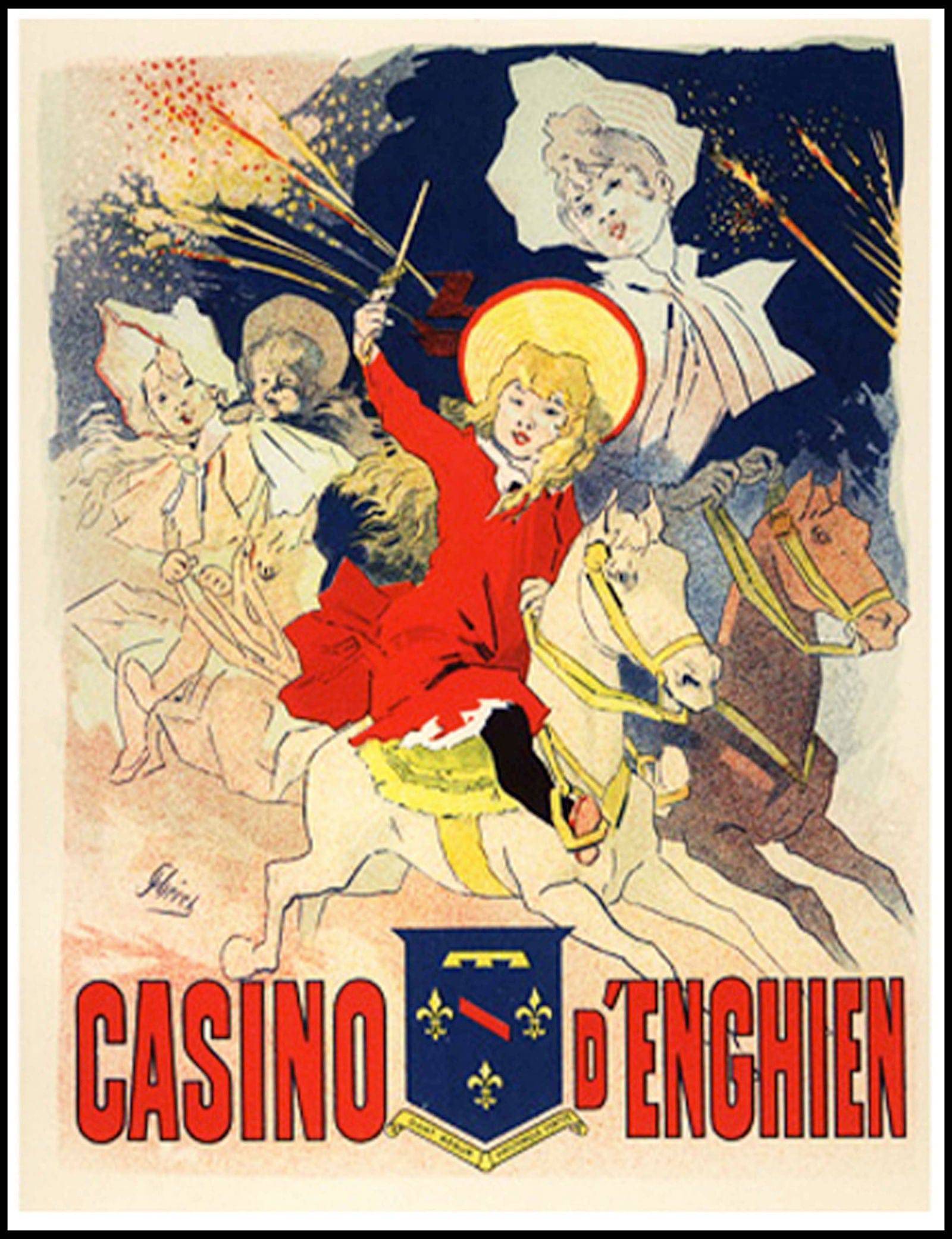 Jules Chéret - Casino d'Enghien Poster
