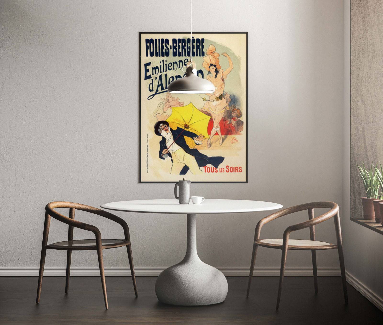 Jules Chéret - Folies Bergère Poster