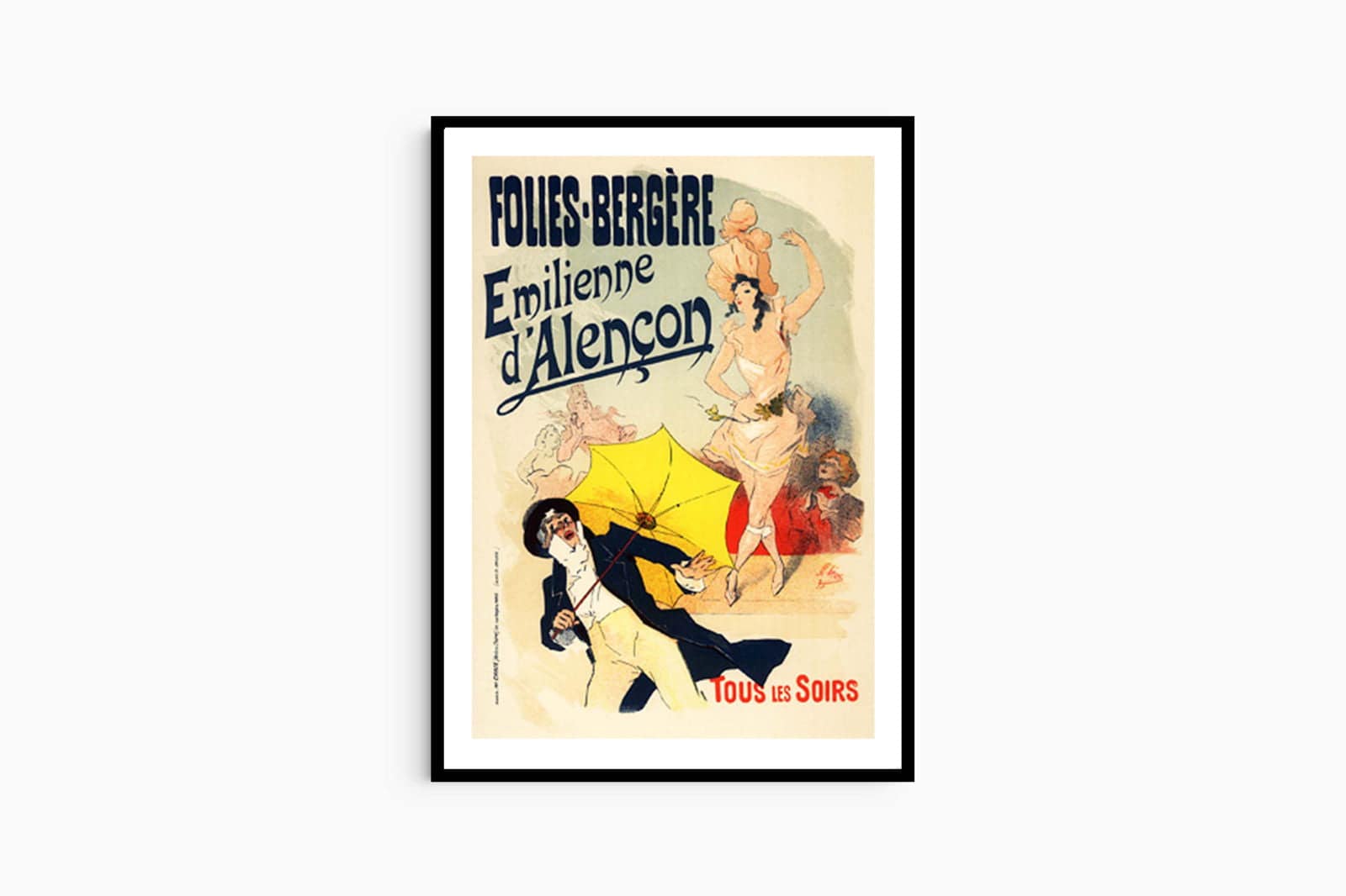 Jules Chéret - Folies Bergère Poster