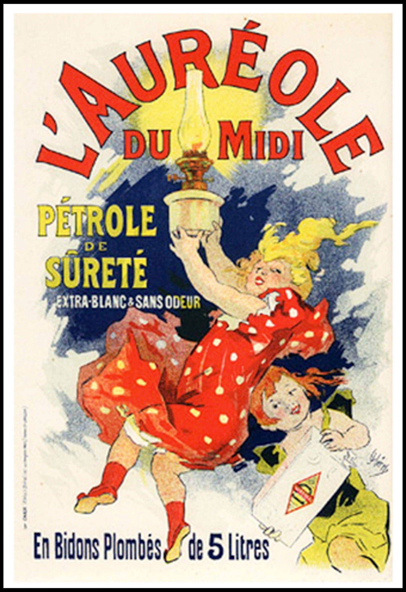 Jules Chéret - L´Auréole du Midi Poster