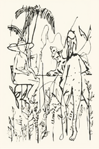 Set of 4 Jungle Line Art Prints – Hand-Drawn Minimalist Collection - Hakyarts