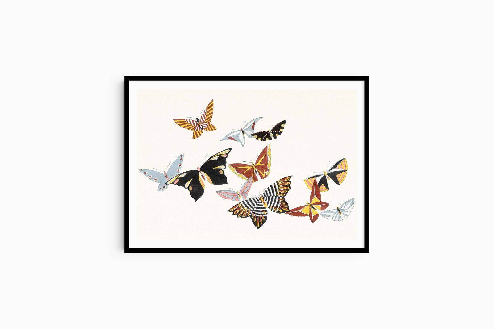 Kamisaka Sekka - Japanese Butterfly - Hakyarts