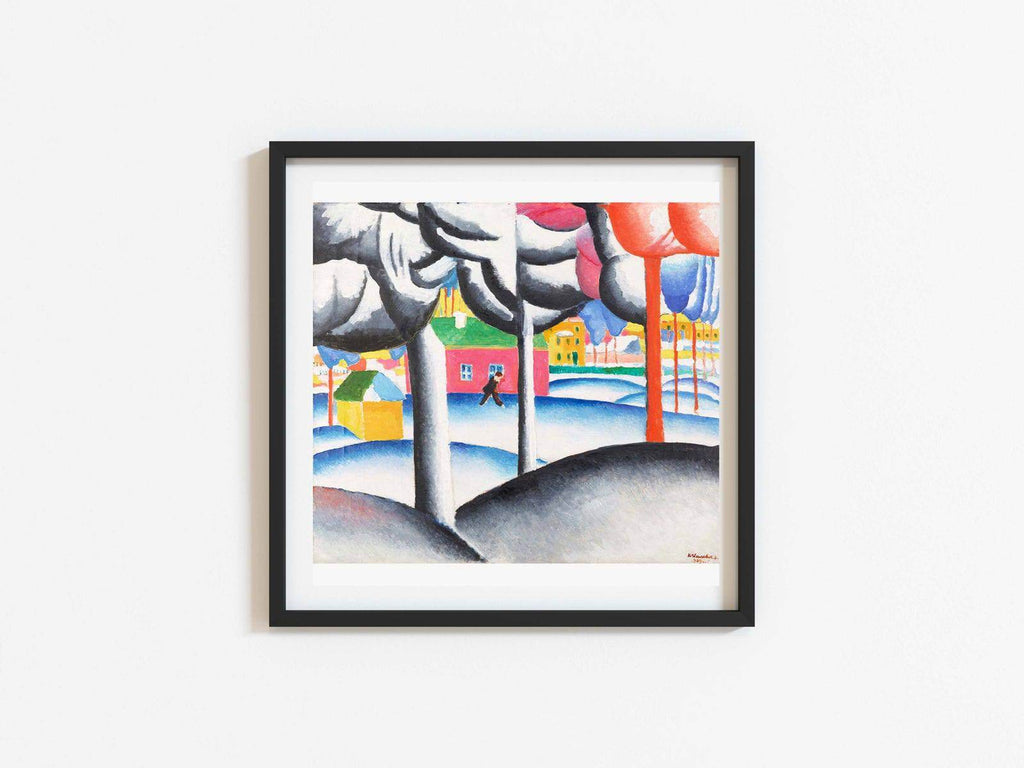 Kazimir Malevich - Winter landscape - Hakyarts