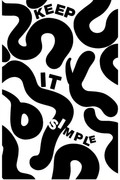 Keep It Simple – Minimalist Typographic Wall Art Print