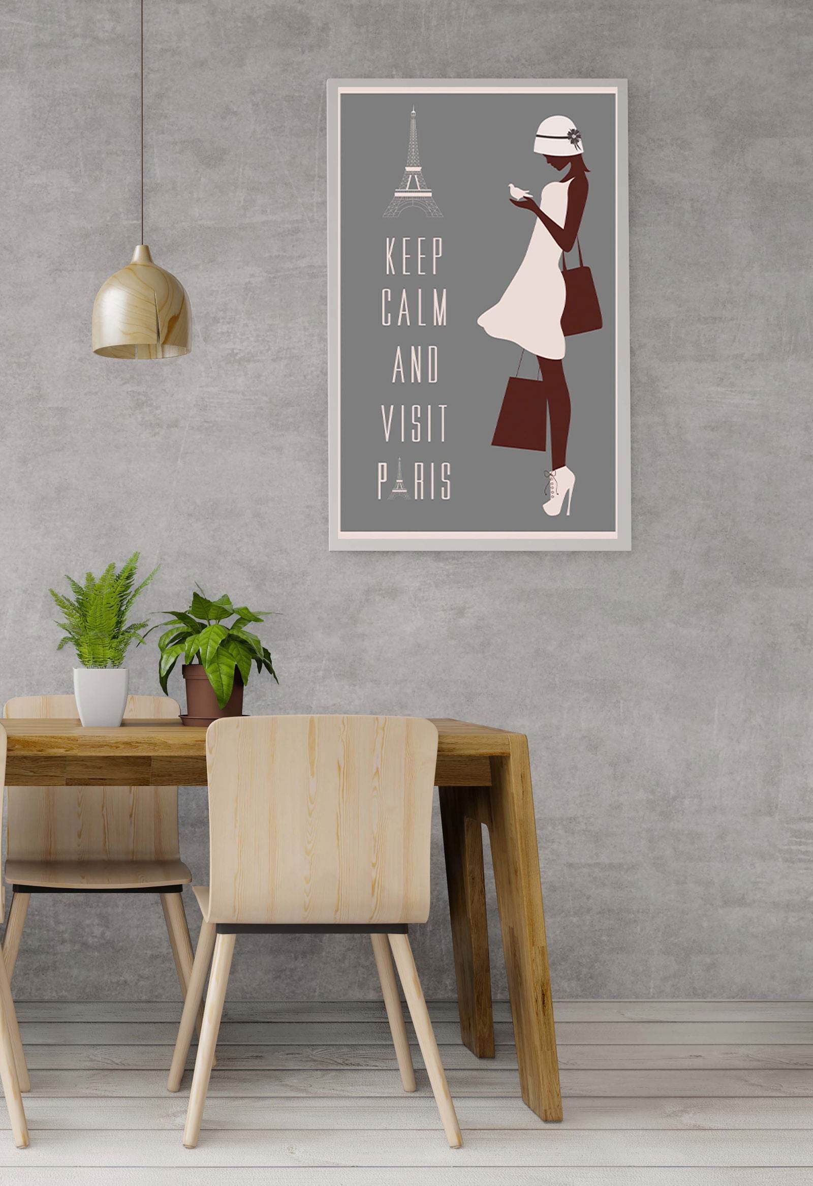 Keep Calm and Visit Paris Poster - Hakyarts