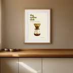Coffee Club – Espresso – Minimalist Wall Art Print