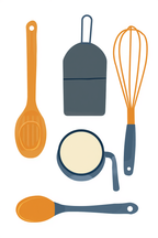Food Aesthetic Wall Art – Set of 6 - Hakyarts
