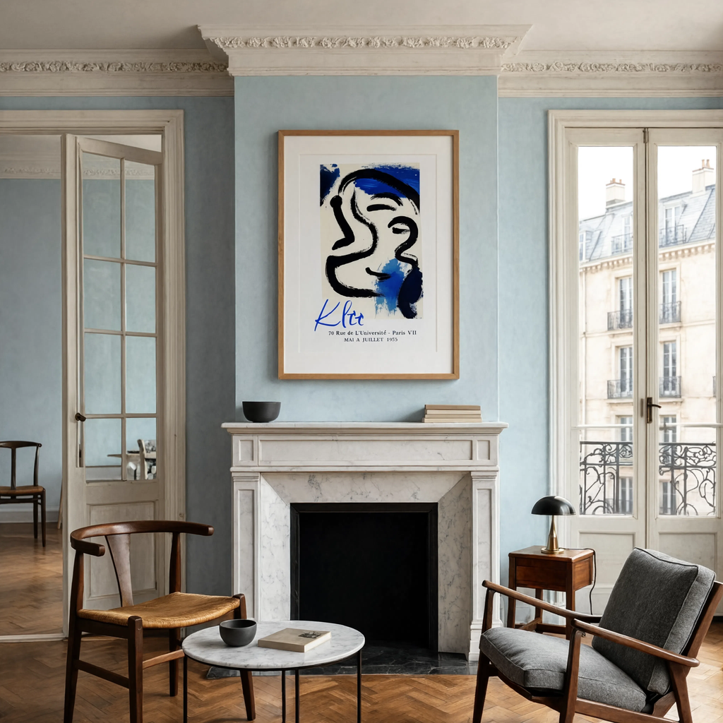 Paul Klee Rue de l'Université Print | Abstract Bauhaus-Inspired Wall Art