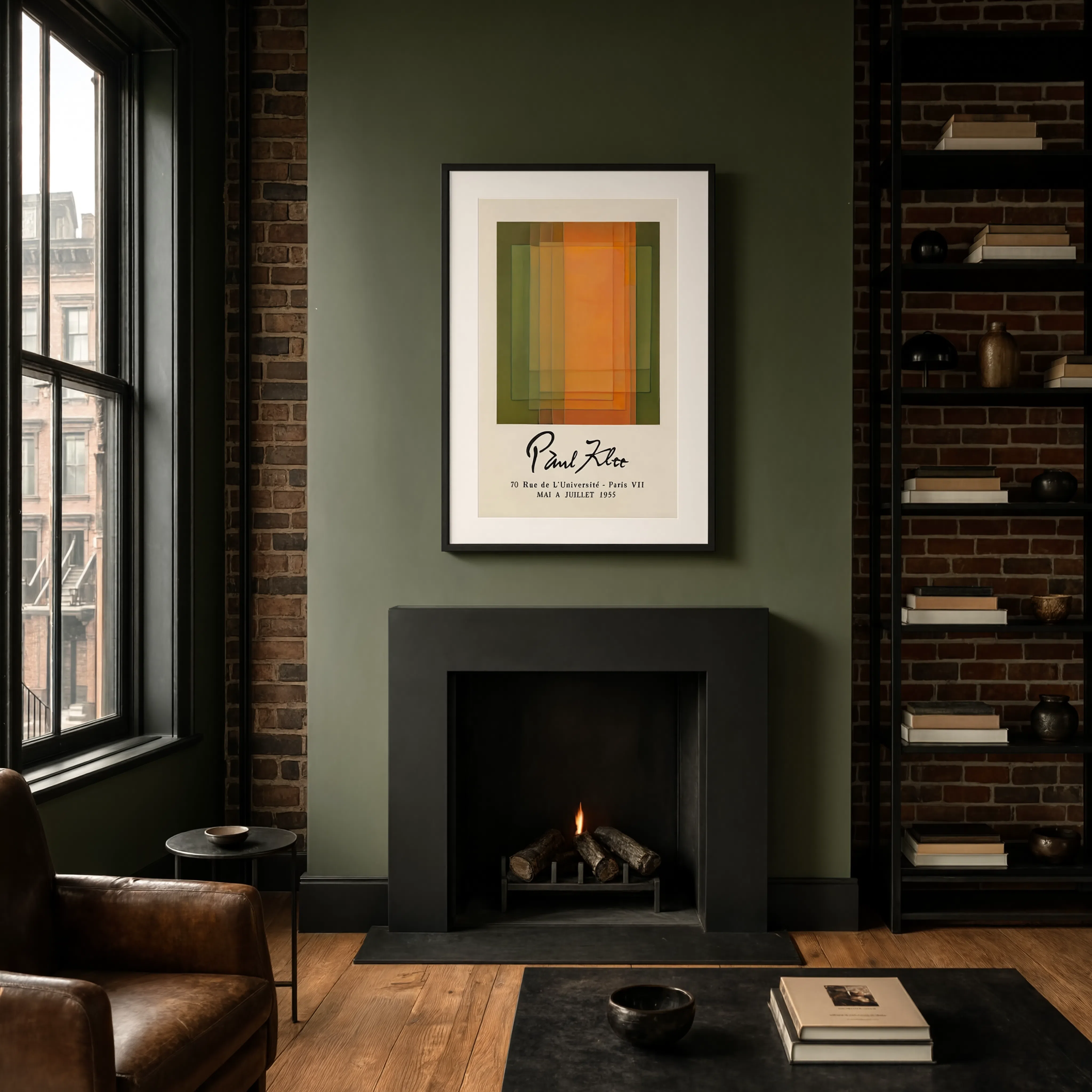 Paul Klee Rue de l'Université au Quadrant | Abstract Bauhaus Wall Art