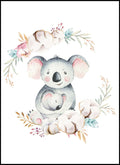 Koala with baby