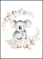 Koala with baby