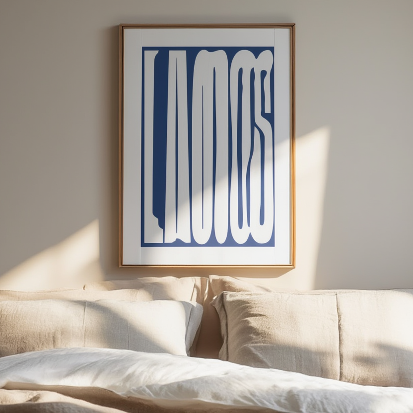 LAGOS – Modern Minimalist Art Print