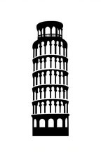 Famous Landmarks Silhouette Collection – Dining Room Set of 6 - Hakyarts