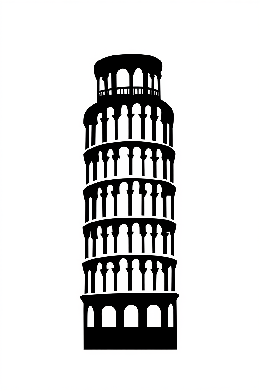 Famous Landmarks Silhouette Collection – Dining Room Set of 6 - Hakyarts