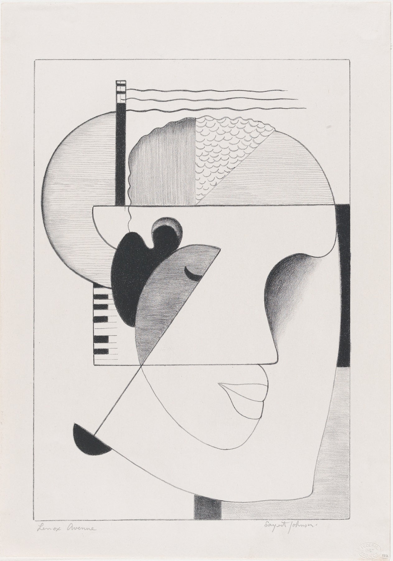 Set of 3 Home Interior Lampshades, Lenox Avenue & Renaissance Art Prints – Minimalist, Harlem Renaissance and Classic Wall Art