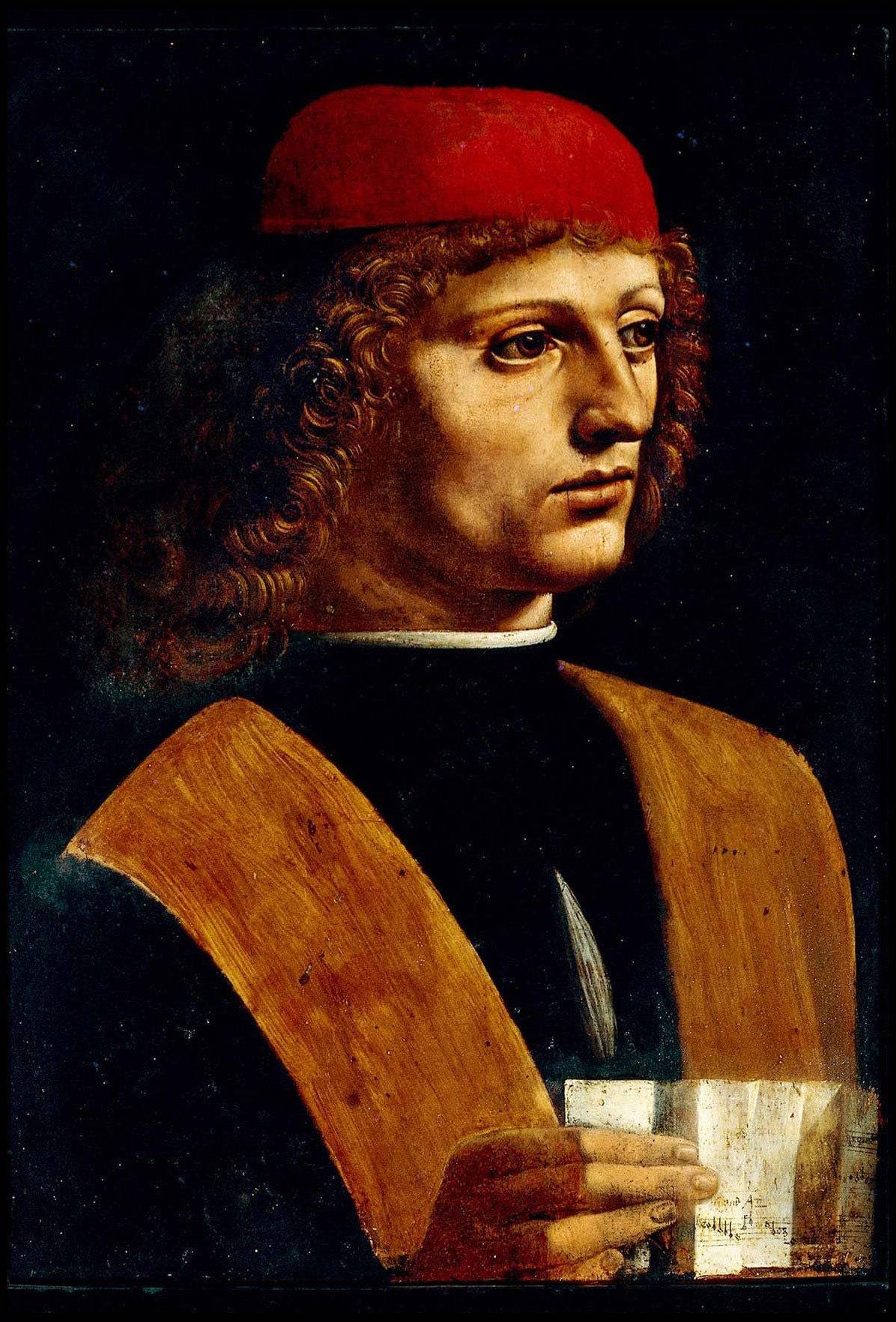 Leonardo da Vinci - Portrait of a Musician 'Pinacoteca Ambrosiana'