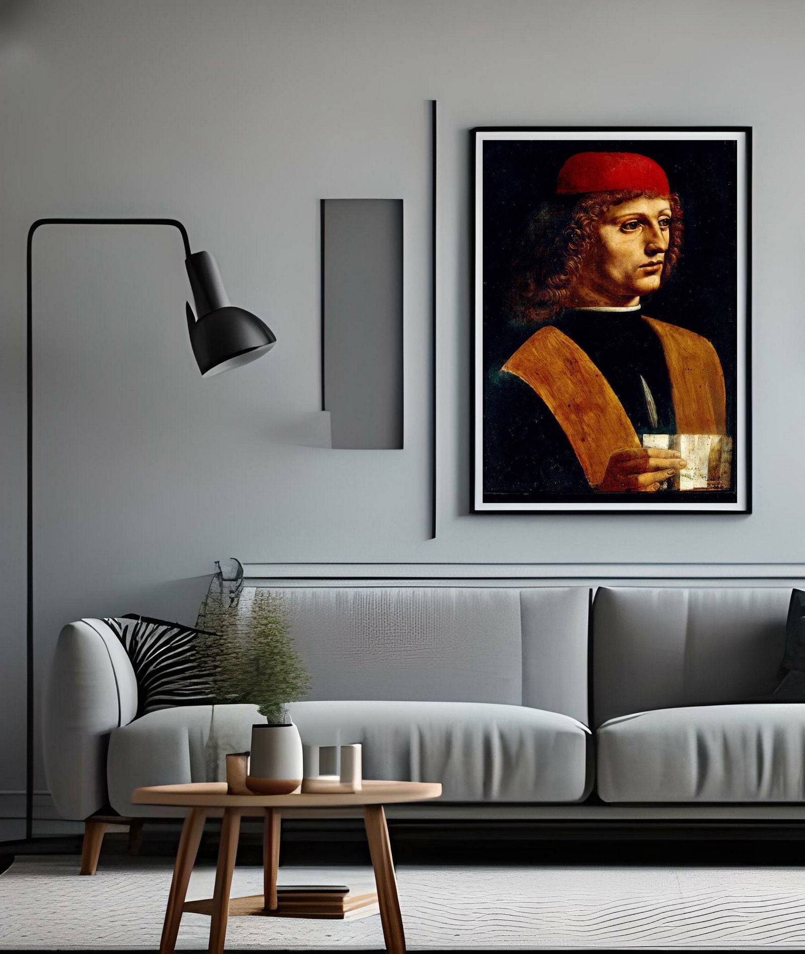 Leonardo da Vinci - Portrait of a Musician 'Pinacoteca Ambrosiana'