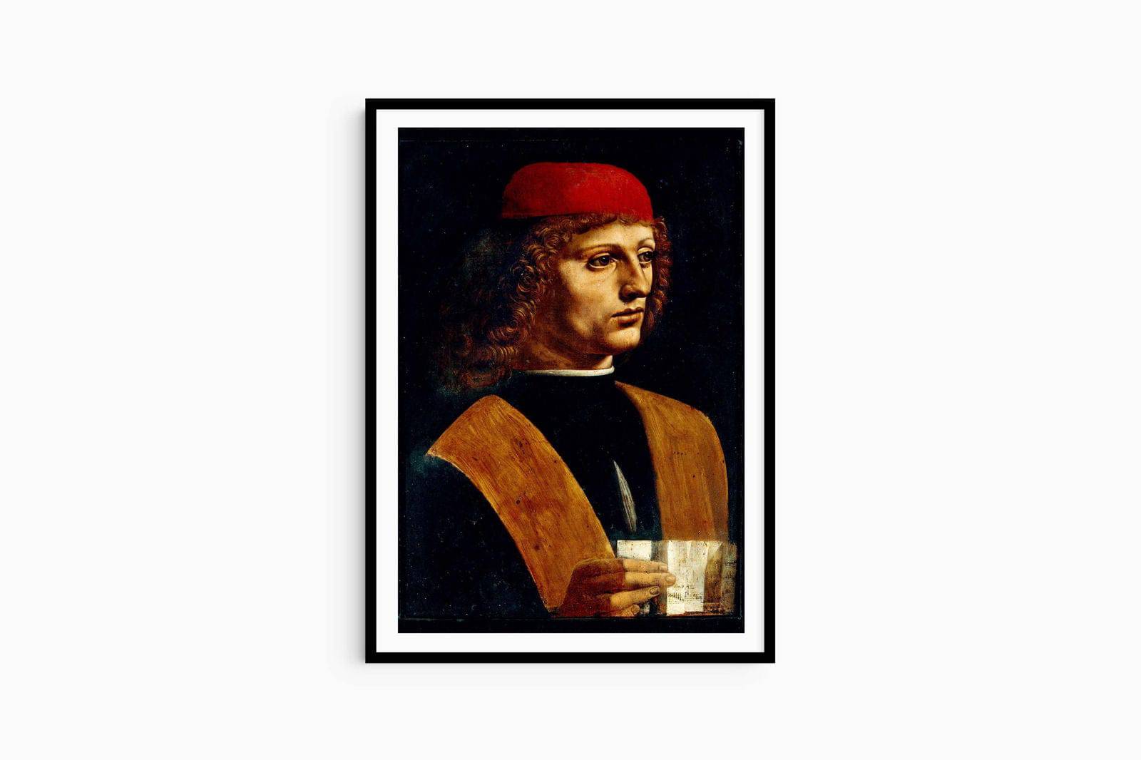 Leonardo da Vinci - Portrait of a Musician 'Pinacoteca Ambrosiana'