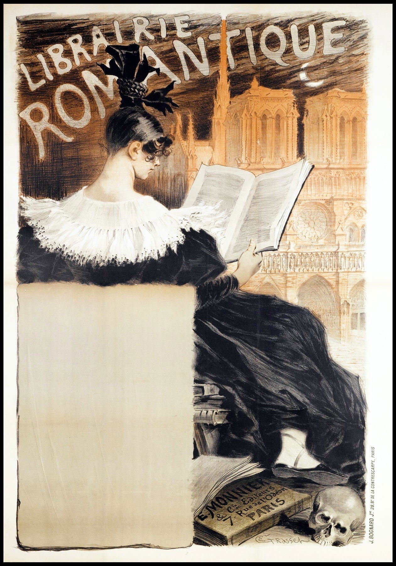 Librairie Romantique Poster